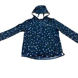 Vineyard Vines The Shep Shirt girls size medium 12/14 half zipper hooded EUC